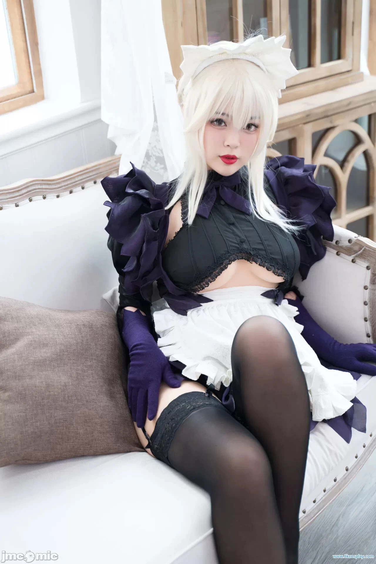 [白燁] 黑槍呆女僕 FGO Alter Saber Maid [50P]