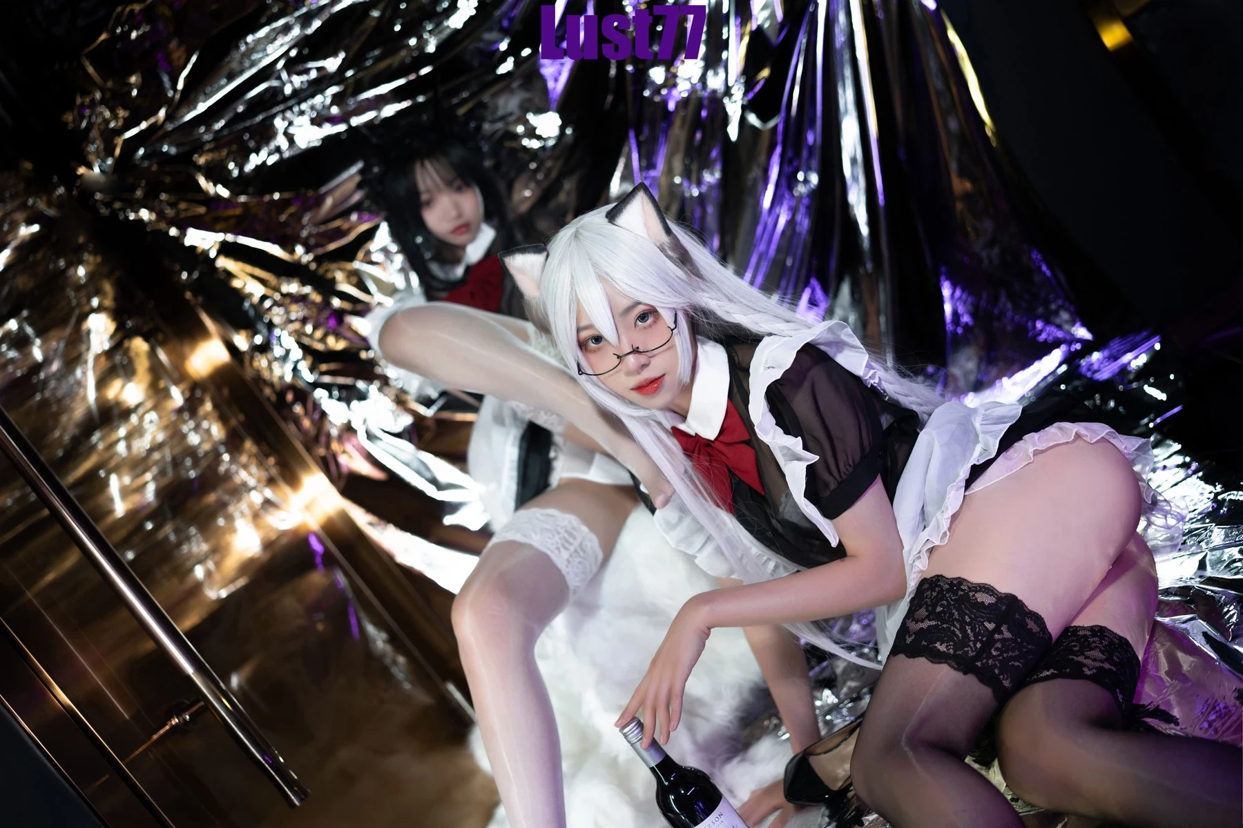 Cosplay 柒柒要乖哦 女僕の懲戒課 Set.01