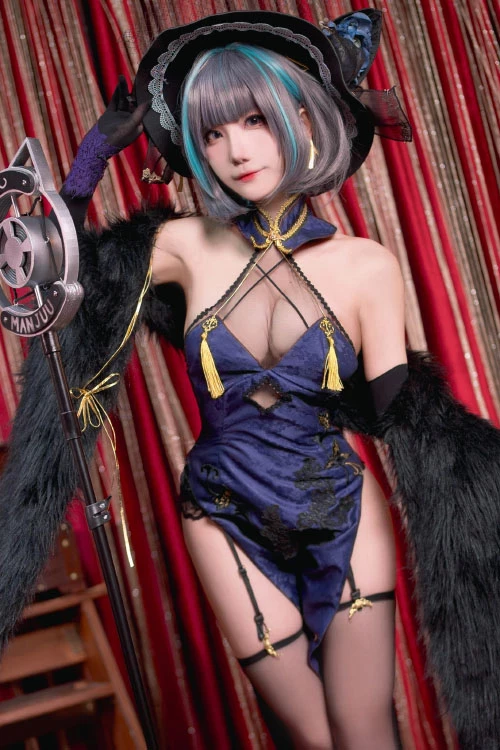 Cosplay 麵餅仙兒 雷姆旗袍